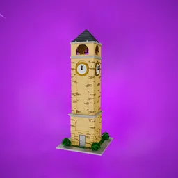 Tilted Towers Clock Tower