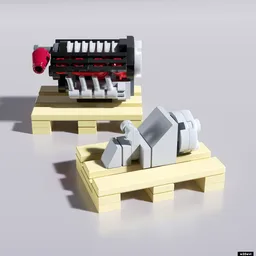 Engine V8 6.2L HEMI (1:24 scale)