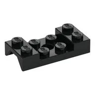 Wheel Arch, Mudguard 2 x 4 Studded with Hole / Black