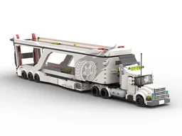 LT 3 Car Transport Big Rig Truck