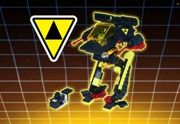 6894 Blacktron Mech - LEGO Blacktron Invader Alternate Build