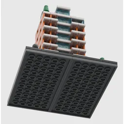 Micro orange building