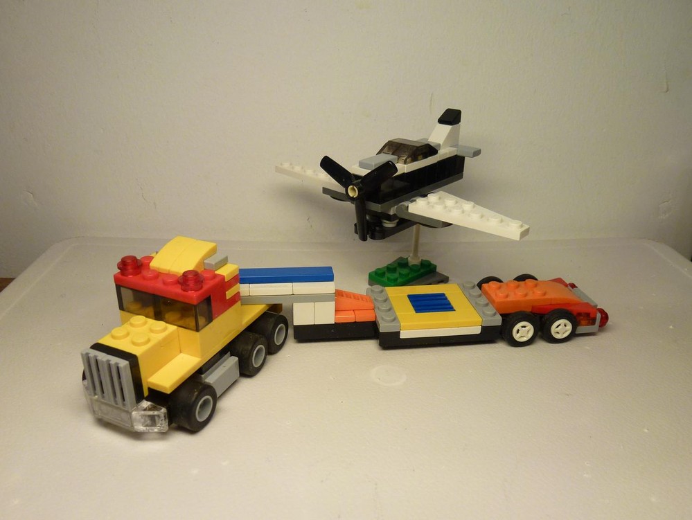 Lego 31060 Big Rig Truck with Trailer and Floatplane