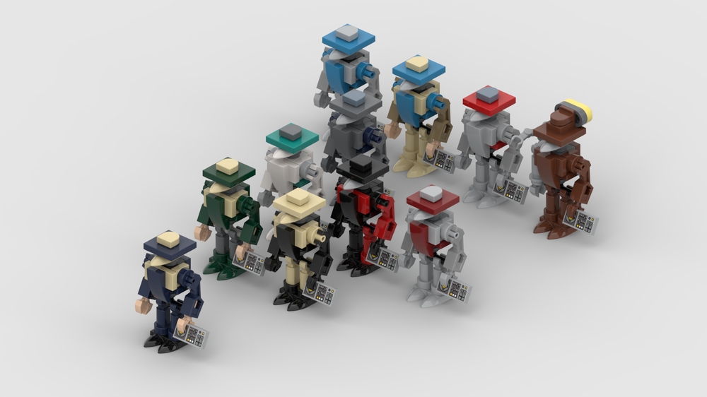 Lego Tactical Droids - TX-20, Doctor, TX-1726, TX-94 and more