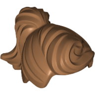 Lego Hair Ponytail and Fringe / Medium Nougat