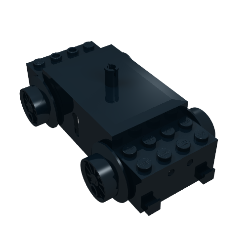 Lego Motor, Train Base, 12V Modern Type I with 2 round contact holes