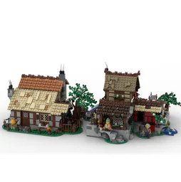 Medieval Town Square Alternative Build