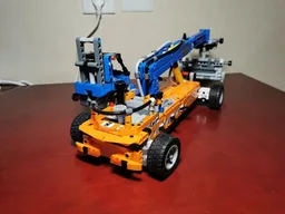 Container Handler and Truck