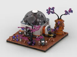 Display for set 60439 - Space Science Lab