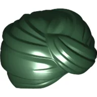 Hat Turban Wrap without Hole / Dark Green