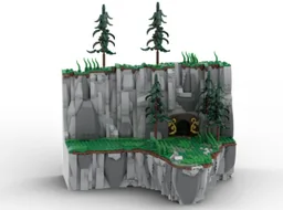 BOTW Shrine of Resurrection and cliff