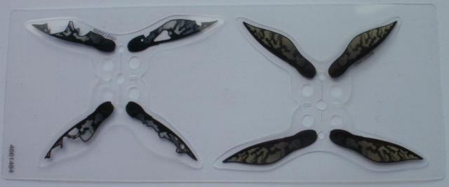 Lego Plastic Wings Double with SW Geonosian Pattern, Sheet of 2, Different Double Wings