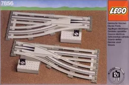 Left and Right Manual Points with Electric Rails