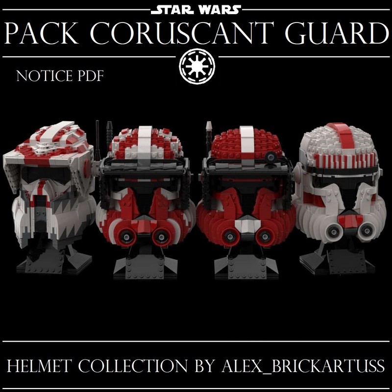 Lego Pack Helmet Coruscant Guard