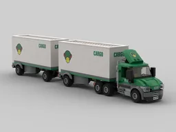 Cargo Truck & Double Trailers