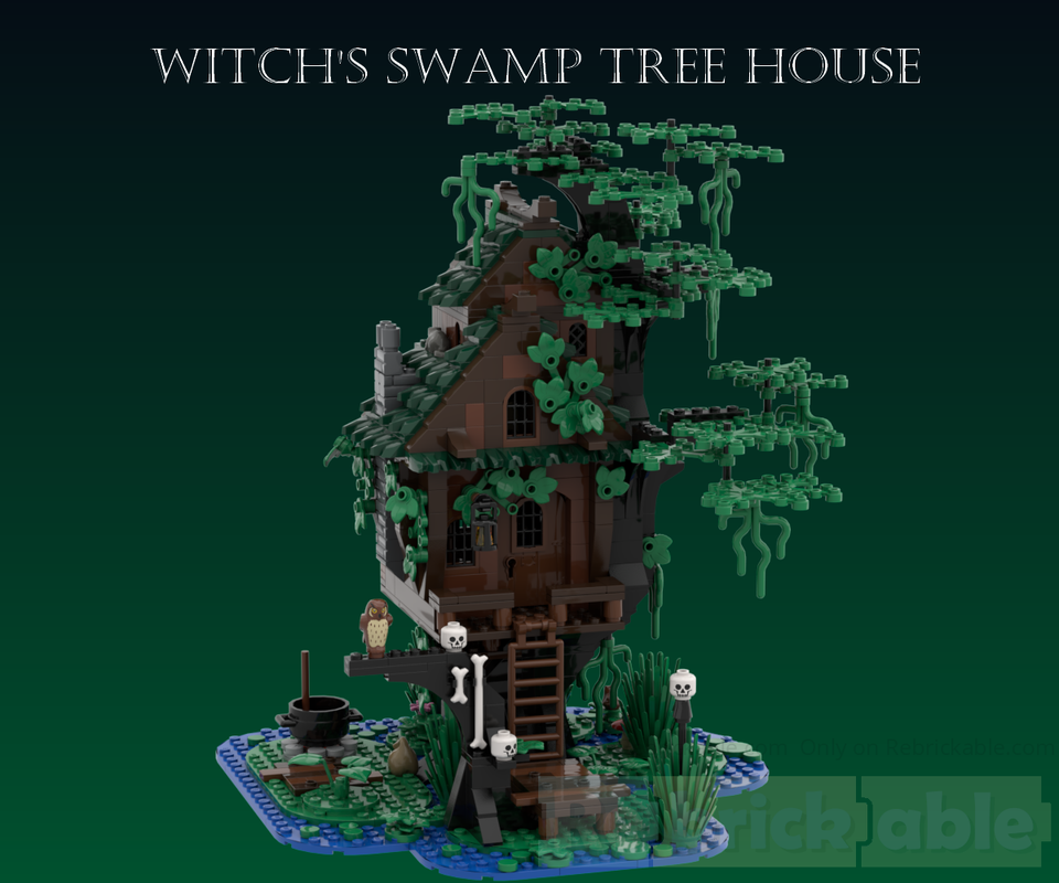 Lego Witch's Swamp Tree House