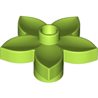 Lego Duplo Plant, Flower with 1 Top Stud / Lime