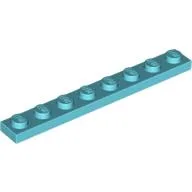 Plate 1 x 8 / Sky Blue
