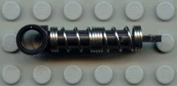 Technic, Shock Absorber 6.5L, Piston Rod with Spring - Hard Spring / Black