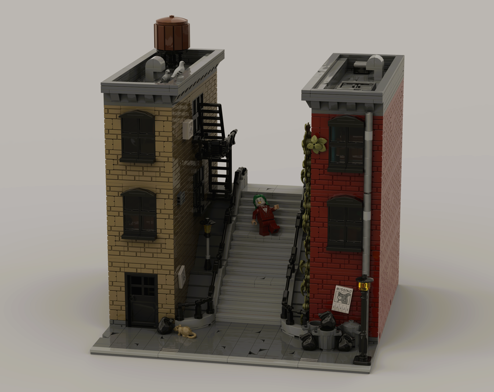 Lego Joker Stairs - Modular Building