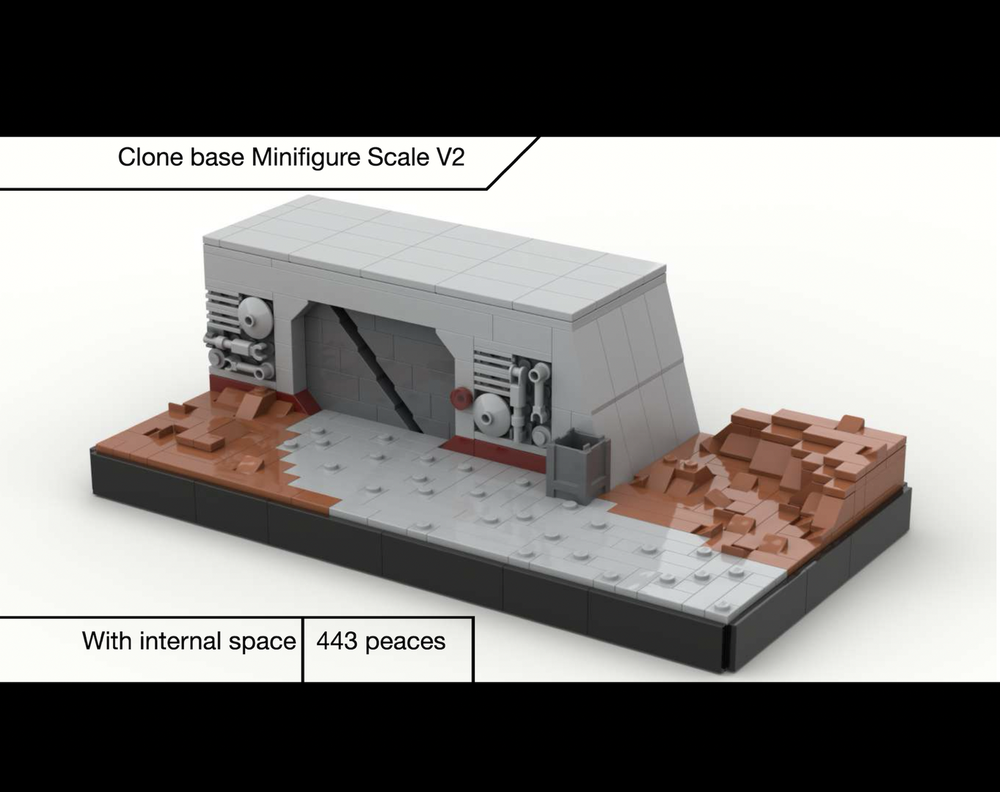 Lego Clone Base minifigure Scale V2