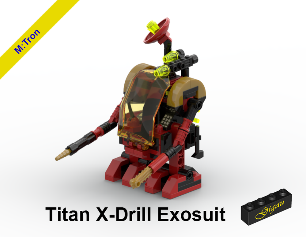 Lego Titan X-Drill Exosuit