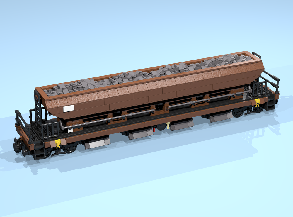 Lego 8-Wheel Hopper Wagon Facs-124 (brown)