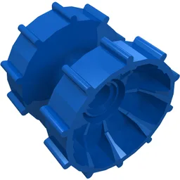Technic Tread Hub / Blue