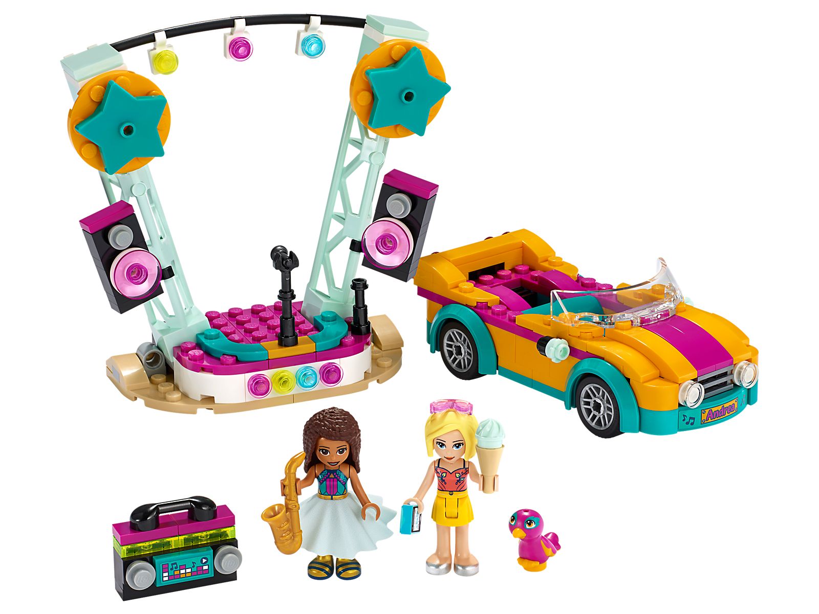 Lego Andrea's Car & Stage