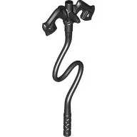 Weapon, Whip with Grappling Hook / Black