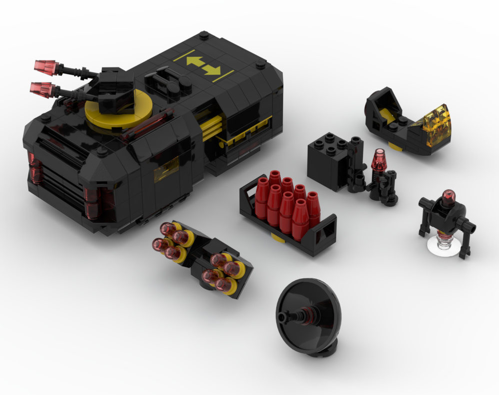Lego Blacktron Battle Pod (Renegade compatible)