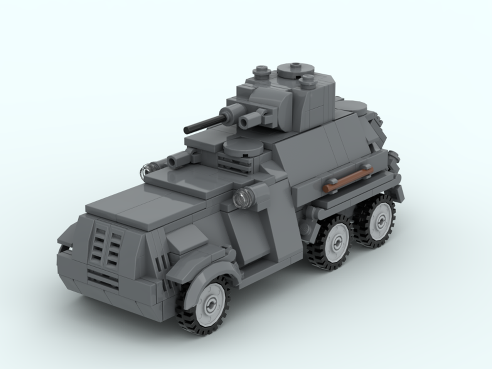 Lego Landsverk M38 armored car ww2