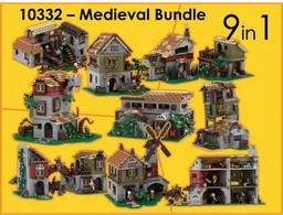 10332 - 9in1 Medieval Builinding Bundle