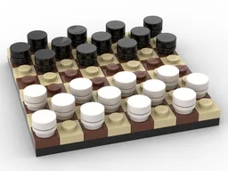 Nano-Scale Draughts/Checkers Game