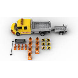 Medium Double Cab Flatbed Van - Escort