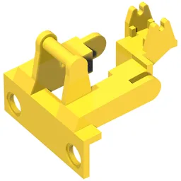 Crane Grab Jaw / Yellow