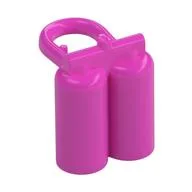 Minifig Neckwear Airtanks with Large Holes / Dark Pink