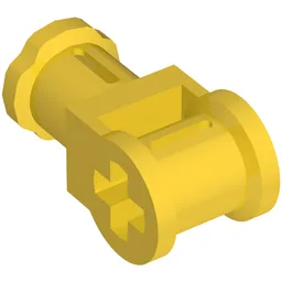 Technic Axle Connector with Axle Hole [Reinforced] / Yellow