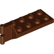 Lego Hinge Plate 2 x 4 with Articulated Joint - Male / Reddish Brown