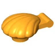 Animal, Clam [Type 1 - Continuous Scalloped Inner Lip] / Bright Light Orange