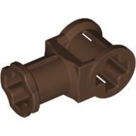 Lego Technic Axle Connector with Axle Hole / Brown
