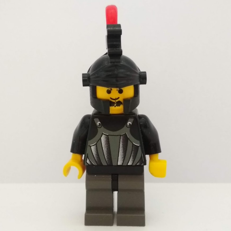 Lego Knight (Fright Knights) - Black Helmet, Red Plume