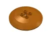 Dish 6 x 6 Inverted (Radar) with Solid Studs / Dark Orange