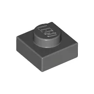 Plate 1 x 1 / Dark Bluish Gray