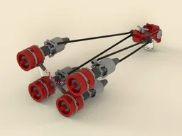 BT310 Quadra -style podracer