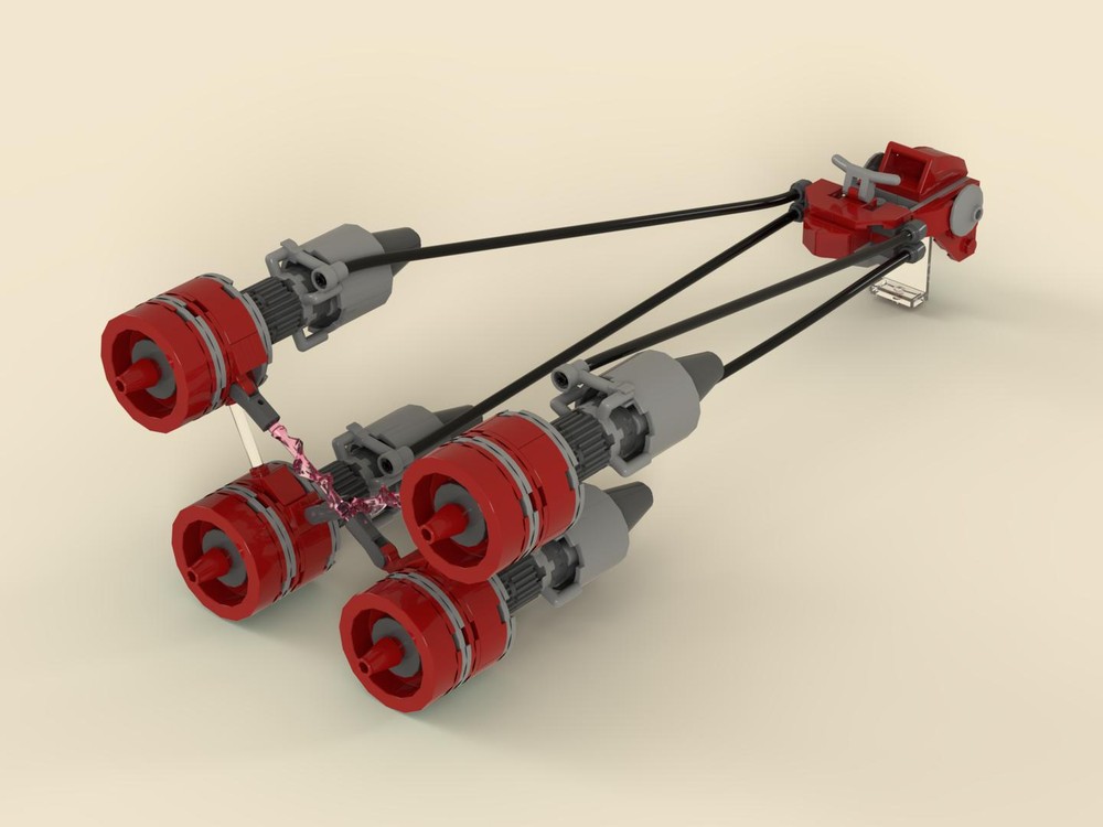 Lego BT310 Quadra -style podracer