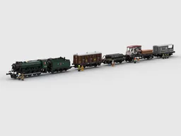 WD Austerity 2-8-0 Freight Train
