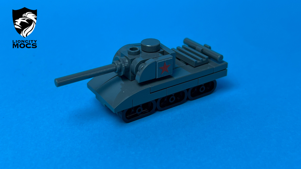 Lego T-34 Tutorial (1:120)