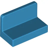Panel 1 x 2 x 1 [Rounded Corners] / Dark Azure
