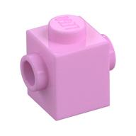 Lego Brick Special 1 x 1 with Studs on 2 Sides / Bright Pink